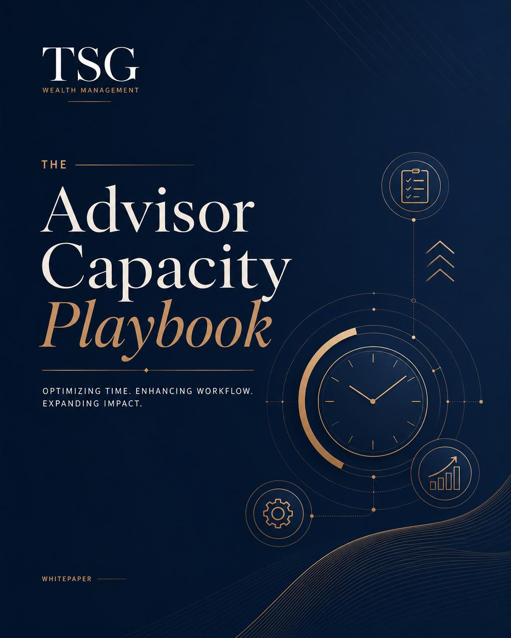 Advisor Capacity Playbook report cover